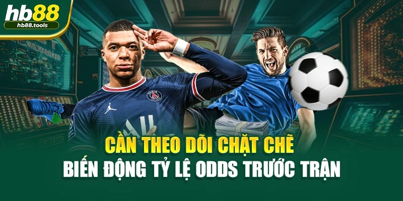 Cần theo dõi chặt chẽ biến động tỷ lệ odds trước trận