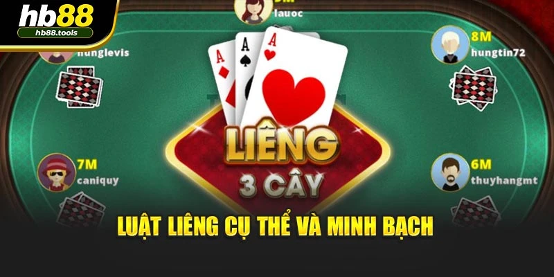 Luật liêng cụ thể và minh bạch