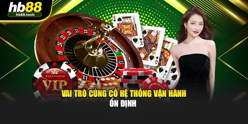 Vai trò củng cố hệ thống vận hành ổn định